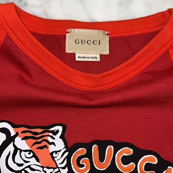 GUCCI BOYS TIGER TSHIRT 5Y - Picture 5 of 12